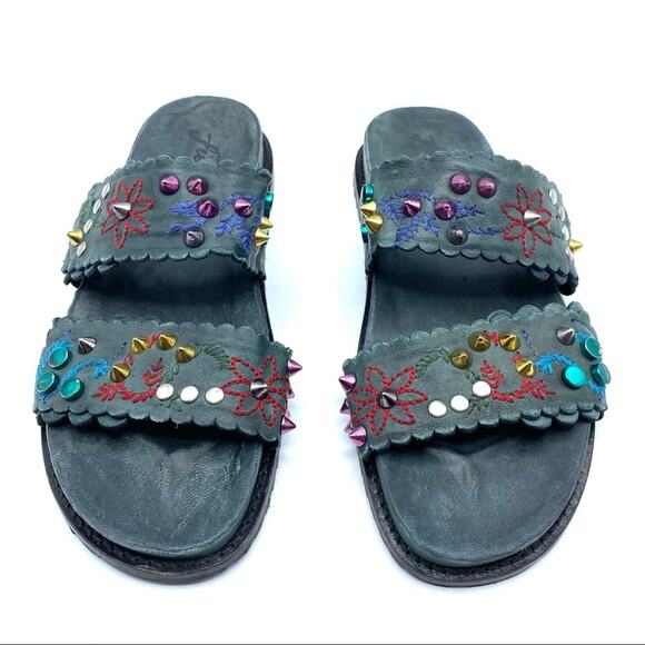 Free People Spellbound Stud Embellished Sandals - Picture 3 of 15